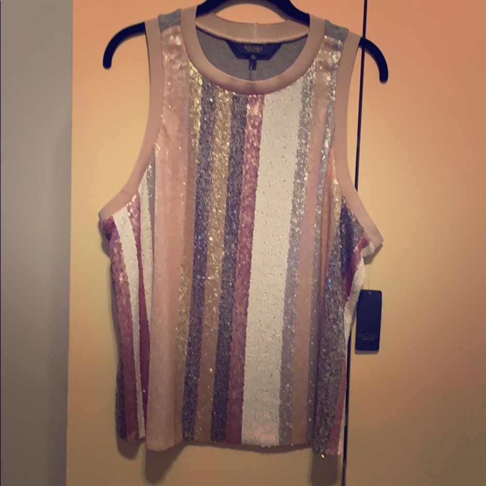 Rachel Rachel Roy sequenced tank top